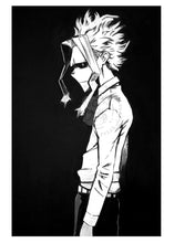 Load image into Gallery viewer, "Monochrome Toshinori" MHA Manga Fine Art Print by Scribble Creatures