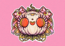 Load image into Gallery viewer, "Moon Princess Honey" Original Fine Art Print by Scribble Creatures