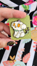 Load image into Gallery viewer, "Pumpkin Honey" Hard 1.5 Hard Enamel Pin by Scribble Creatures