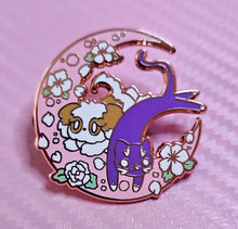 Load image into Gallery viewer, "Honey Moon" 1.5" Enamel Pin by Scribble Creatures