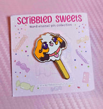 Load image into Gallery viewer, "Honey Pop" and "Hambo Pop" 1.5" Enamel Pin by Scribble Creatures