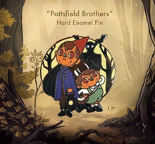 Load image into Gallery viewer, &quot;Pottsfield Brothers&quot; Over the Garden Wall inspired Hard Enamle Pin by Scribble Creatures

