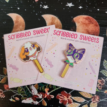 Load image into Gallery viewer, "Honey Pop" and "Hambo Pop" 1.5" Enamel Pin by Scribble Creatures