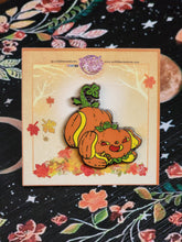 Load image into Gallery viewer, &quot;Gourdin&#39; Snacks&quot; Hard Enamel Pin by Scribble Creatures
