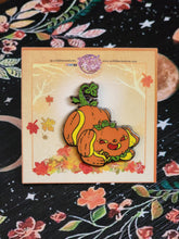 Load image into Gallery viewer, "Gourdin' Snacks" Hard Enamel Pin by Scribble Creatures