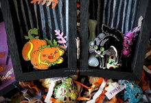 Load image into Gallery viewer, "Gourdin' Snacks" Hard Enamel Pin by Scribble Creatures