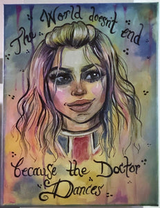 "The Doctor Dances" (Original Painting)