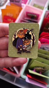 "The Two Brothers" Over the Garden Wall inspired Hard Enamle Pin by Scribble Creatures
