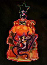 Load image into Gallery viewer, &quot;Graveyard Carry Cats&quot; Acrylic Charm by Scribble Creatures
