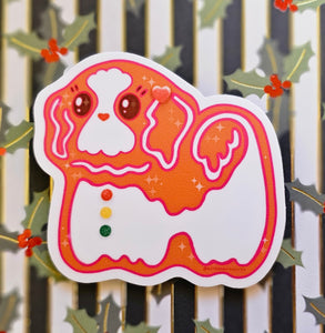 Holiday Sticker ~ Gingerbread Honey