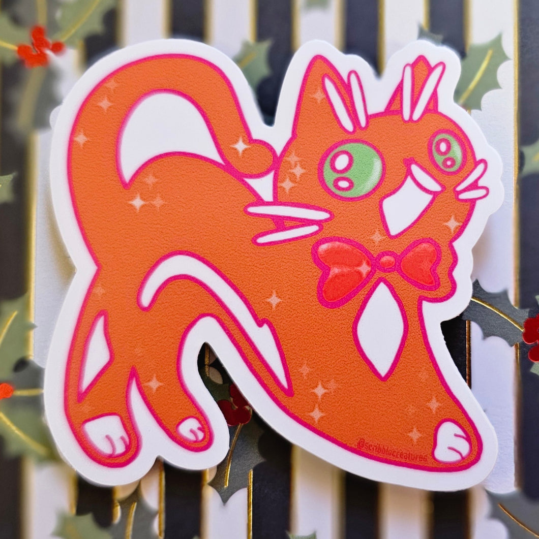 Holiday Sticker ~ Gingerbread Hambo