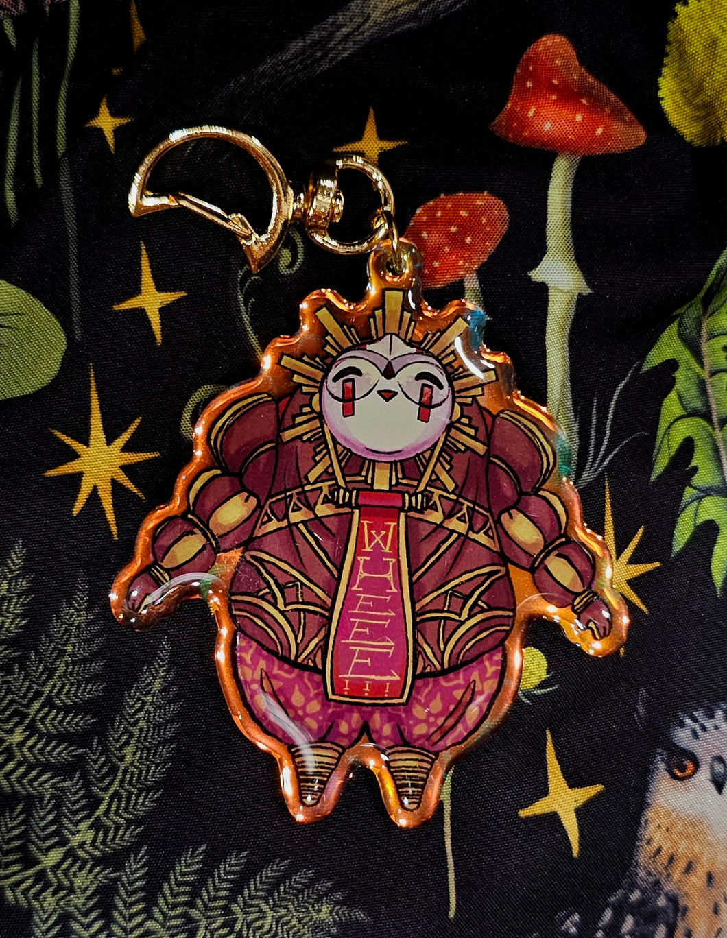 Esquie Clair Obscur Expedition 33 Rainbow Mirror Acrylic Charm by Scribble Creatures