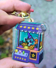 Load image into Gallery viewer, &quot;Crane Game&quot; Shaker Pupkin Acrylic Charm by Scribble Creatures
