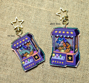 "Crane Game" Shaker Pupkin Acrylic Charm by Scribble Creatures