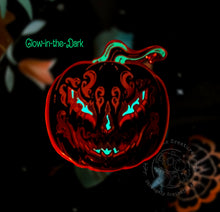 Load image into Gallery viewer, "Dullahan" GITD Original Character Hard Enamel Pin by Scribble Creatures
