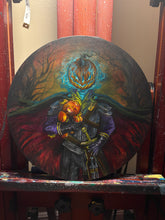 Load image into Gallery viewer, "Headless, Not Heartless" Original Acrylic Painting by Scribble Creatures
