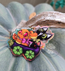 "Joy Ride" Acrylic Charm by Scribble Creatures