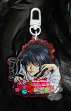 Load image into Gallery viewer, Death Note &quot;L&quot; anime Hideki Ryuga Acrylic Charm by Scribble Creatures
