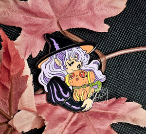 "My Pupkin is by Baby" Original Character Hard Enamel Pin by Scribble Creatures
