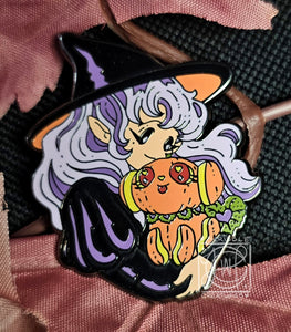 "My Pupkin is by Baby" Original Character Hard Enamel Pin by Scribble Creatures