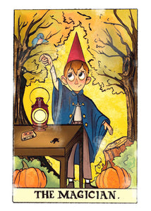 "The Magician" Wirt -  OTGW Tarot Card Fine Art Print by Scribble Creatures