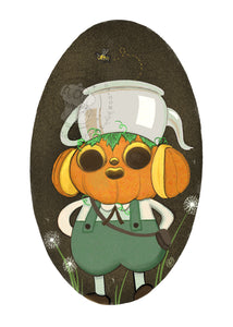 "Pupkin Wirt" and "Pupkin Greg" OtGW Inspired Fine Art Prints by Scribble Creatures