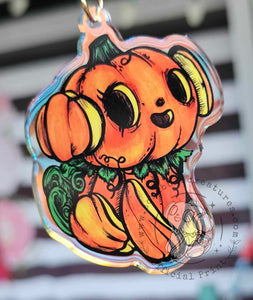 "Pumpkin Honey" Acrylic Charm by Scribble Creatures