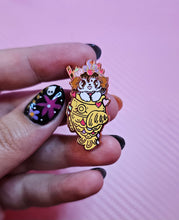 Load image into Gallery viewer, Last Chance!!! &quot;Taiyaki Honey&quot; 1.5&quot; Enamel Pin by Scribble Creatures
