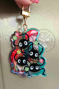 Soot Sprites Rainbow Acrylic Charm by Scribble Creatures