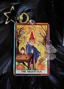 "Tarot: The Fool / The Magician" Over the Garden Wall Wirt Greg Harvest Charm by Scribble Creatures