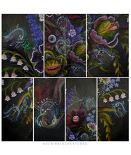 Load image into Gallery viewer, "Spooky Boo-quet II" Original Canvas Painting by Scribble Creatures
