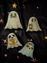 Load image into Gallery viewer, Ghost Collection -  mini original character painting by Scribble Creatures
