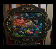 Load image into Gallery viewer, "Ophelia" Original Acrylic Painting by Scribble Creatures
