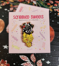 Load image into Gallery viewer, &quot;Taiyaki Hambo&quot; 1.5&quot; Enamel Pin by Scribble Creatures

