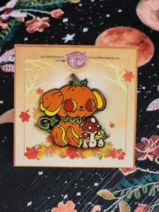 "Pupkin Sprouts" Hard Enamel Pin by Scribble Creatures