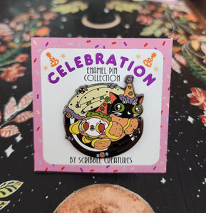 "Circus Friends" Celebration Collection Enamel Pin by Scribble Creatures