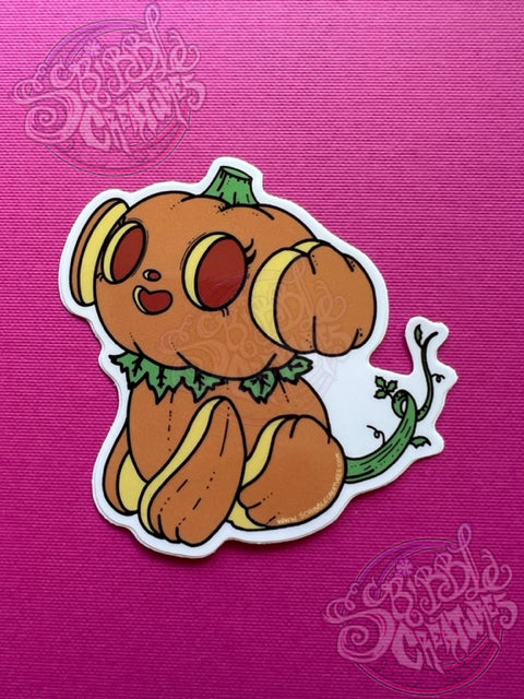 Pumpkin Honey Stickers by Scribble Creatures