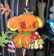 Load image into Gallery viewer, &quot;Pupkin Sprouts&quot; Hard Enamel Pin by Scribble Creatures
