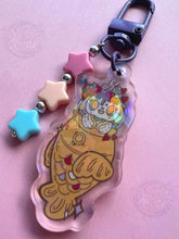 Load image into Gallery viewer, Taiyaki Cuties Pumpkin Honey Acrylic Charm by Scribble Creatures
